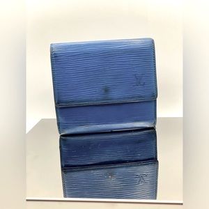 Louis Vuitton Men’s Epi Blue Wallet